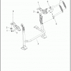 RA1250S 1ZES PAN AMERICA SPECIAL (2021) Центральная подножка