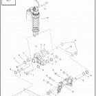 RH1250S 1ZC4 SPORTSTER S (2021) SHOCK ABSORBER, REAR