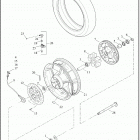 FLHTKSE 1TEH CVO ULTRA LIMITED (2021) Колесо заднее