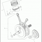 FLH 1AAP REVIVAL (2021) PISTONS AND FLYWHEEL ASSEMBLY - MILWAUKEE-EIGHT™ 114