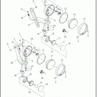 FLHTP 1FMP POLICE ELECTRA GLIDE (2021) EMERGENCY LAMPS AND TURN SIGNALS, FRONT - FLHTP