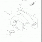 FLHTP 1FMP POLICE ELECTRA GLIDE (2021) FENDERS, FRONT