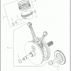 FLHT 1FVC ELECTRA GLIDE STANDARD (2021) PISTONS AND FLYWHEEL ASSEMBLY - MILWAUKEE-EIGHT™ 107