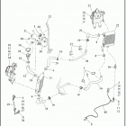 FLHTCUTGSE 1TBH CVO TRI GLIDE (2021) RADIATOR, COOLANT HOSES AND BOTTLE, TWIN-COOLED™