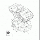 FLHCS 1YBK HERITAGE CLASSIC 114 (2021) ENGINE ASSEMBLY - MILWAUKEE-EIGHT™ 107