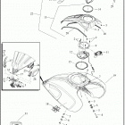 RA1250 1ZDS PAN AMERICA (2021) Топливный бак