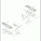 FLTRXSE 1TCL CVO ROAD GLIDE (2021) FOOTBOARDS, RIDER