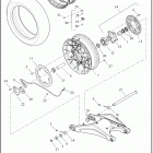 RA1250 1ZDS PAN AMERICA (2021) WHEEL, REAR, LACED