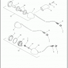 FXST 1BVJ SOFTAIL STANDARD (2021) TURN SIGNALS, REAR - FLFBS, FLSB, FLSL, FXBBS, FXBRS, FX...