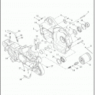 XL883N 4LE2 IRON 883 (2021) CRANKCASE AND GEARCASE