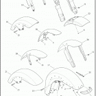 FLHCS 1YBK HERITAGE CLASSIC 114 (2021) FENDERS, FRONT