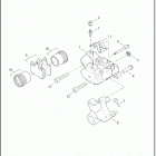 XL883L 4CR2 SUPERLOW (2020) BRAKE CALIPER, REAR