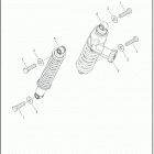 FLTRXSE 1TCL CVO ROAD GLIDE (2021) SHOCK ABSORBERS, REAR