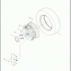FLHTCUTGSE 1TBH CVO TRI GLIDE (2021) Колесо заднее