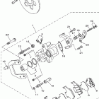 Rhino 660 Hardwoods Задний суппорт тормозной