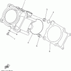 RHINO 450 - YXR45FW-C Цилиндр
