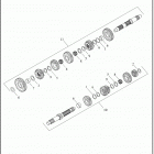 XG500 4NAA STREET 500 (2019) TRANSMISSION GEARS