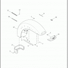 FLHT 1FVC ELECTRA GLIDE STANDARD (2020) FENDERS, FRONT