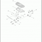 FLHTCUTGSE 1TBH CVO TRI GLIDE (2020) FOOTBOARDS, PASSENGER