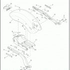FXST 1BVJ SOFTAIL STANDARD (2020) FENDERS AND SUPPORTS, REAR - FLSL, FXBB, FXST