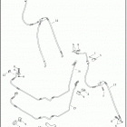 XL883N 4LE2 IRON 883 (2020) BRAKE LINES, FRONT - ABS