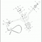 XG500 4NAA STREET 500 (2020) HANDLEBAR, HAND CONTROLS AND SPEEDOMETER - XG500, XG750
