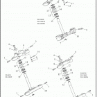 XL1200NS 1LP3 IRON 1200 (2020) FORK BRACKETS, FRONT