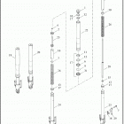 XL1200CX 1LM3 1200 ROADSTER (2019) FORK, FRONT - XL1200CX