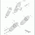 XL883N 4LE2 IRON 883 (2020) SHOCK ABSORBERS, REAR