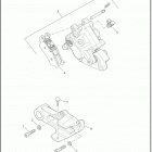 XG500 4NAA STREET 500 (2019) BRAKE CALIPER, REAR