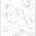 FXST 1BVJ SOFTAIL STANDARD (2020) FENDERS, FRONT