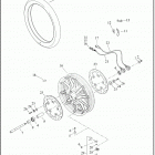 FLHT 1FVC ELECTRA GLIDE STANDARD (2020) WHEELS, FRONT, CAST