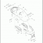 XL1200CX 1LM3 1200 ROADSTER (2019) FENDERS, REAR - XL1200CX (DOMESTIC, CANADA ONLY)