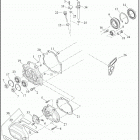 FLHT 1FVC ELECTRA GLIDE STANDARD (2020) TRANSMISSION BEARINGS AND COVERS