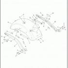 FXLR 1YNJ LOW RIDER (2020) FENDERS AND SUPPORTS, REAR - FXLR, FXLRS