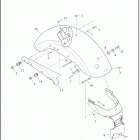 XL1200T 1LL3 SUPERLOW 1200T (2020) FENDERS, REAR - XL1200T