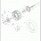 FLHT 1FVC ELECTRA GLIDE STANDARD (2020) Колесо заднее