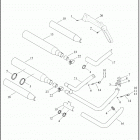 FXST 1BVJ SOFTAIL STANDARD (2020) EXHAUST SYSTEM - FLSL, FXBB, FXLR, FXLRS, FXST