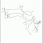 FLHR 1FBC ROAD KING (2020) BRAKE LINES, FRONT - ABS