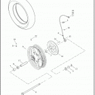 XL1200C 1CT3 1200 CUSTOM (2019) WHEELS, REAR, CAST - XL1200C INDIA 