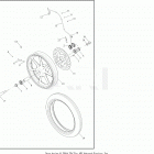 XG500 4NAA STREET 500 (2019) WHEEL, FRONT - XG500 XG750