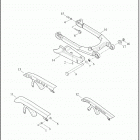 XL883L 4CR2 SUPERLOW (2019) FORK, REAR, DEBRIS DEFLECTOR AND BELT GUARD