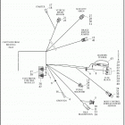 XL883L 4CR2 SUPERLOW (2019) WIRING HARNESS, MAIN, KEYLESS, NON-ABS (3 OF 4)