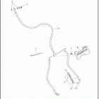 FLHT 1FVC ELECTRA GLIDE STANDARD (2019) BRAKE LINES, FRONT - NON-ABS