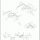 XL883L 4CR2 SUPERLOW (2019) LICENSE PLATE BRACKETS - XL883L, XL1200C, XL1200T