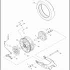 FLTRXSE 1TCL CVO ROAD GLIDE (2019) Колесо заднее