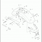 XL883L 4CR2 SUPERLOW (2019) FENDERS, REAR - XL883L