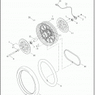 FLHRC 1FRC ROAD KING CLASSIC (2018) WHEELS, FRONT, LACED
