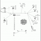 FLHT 1FVC ELECTRA GLIDE STANDARD (2019) WIRING HARNESS, MAIN, NON-ABS - FLHT, FLHX (8 OF 8)