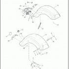 FLHTCU 1FCC ELECTRA GLIDE ULTRA CLASSIC (2019) FENDERS, REAR